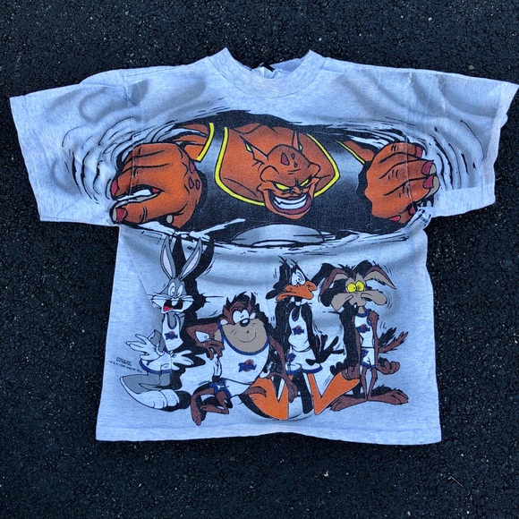 Vintage 1996 Warner Bros Space Jam Monster Kids - Picture 2 of 5